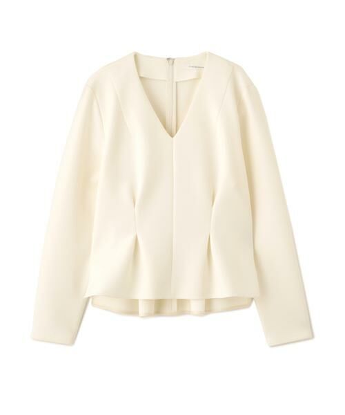 PINKY & DIANNE / ピンキーアンドダイアン シャツ・ブラウス | ◆タックフレアダンボールブラウス | 詳細1