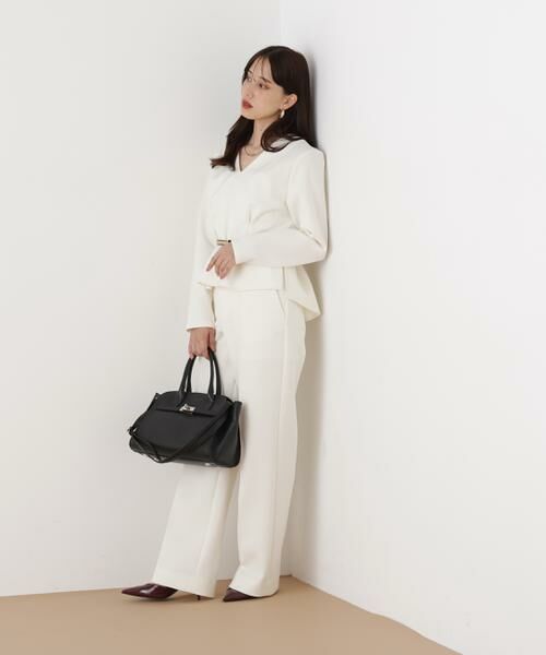 PINKY & DIANNE / ピンキーアンドダイアン シャツ・ブラウス | ◆タックフレアダンボールブラウス | 詳細5