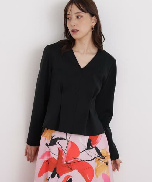 PINKY & DIANNE / ピンキーアンドダイアン シャツ・ブラウス | ◆タックフレアダンボールブラウス | 詳細8