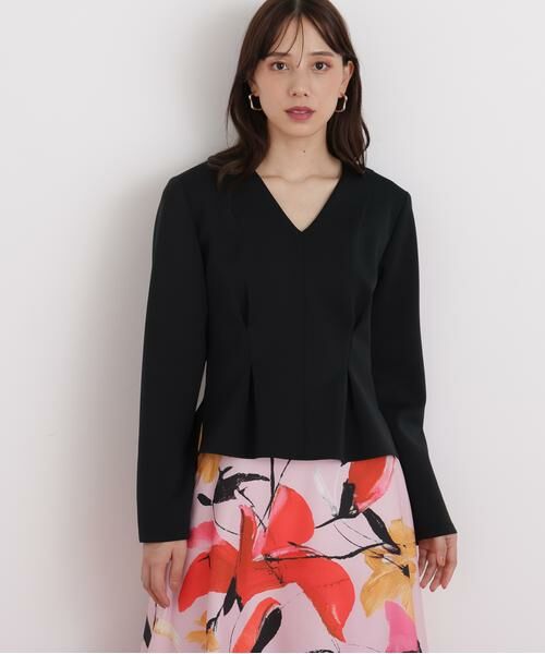 PINKY & DIANNE / ピンキーアンドダイアン シャツ・ブラウス | ◆タックフレアダンボールブラウス | 詳細9