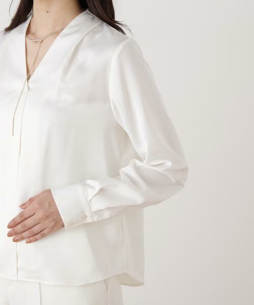 PINKY & DIANNE / ピンキーアンドダイアン シャツ・ブラウス | ◆チェーンネックレス付ブラウス | 詳細10