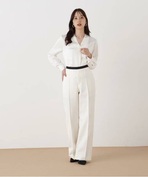 PINKY & DIANNE / ピンキーアンドダイアン シャツ・ブラウス | ◆チェーンネックレス付ブラウス | 詳細4