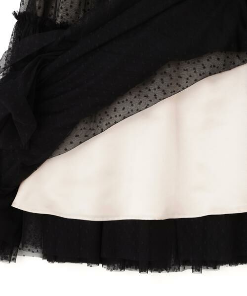 PINKY & DIANNE / ピンキーアンドダイアン スカート | ◆ドットチュールギャザーティアードスカート | 詳細11