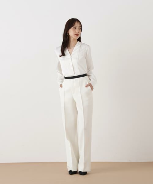 PINKY & DIANNE / ピンキーアンドダイアン パンツ | ◆ピンタックダンボールパンツ | 詳細2