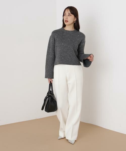 PINKY & DIANNE / ピンキーアンドダイアン パンツ | ◆ピンタックダンボールパンツ | 詳細5