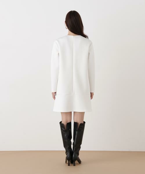 PINKY & DIANNE / ピンキーアンドダイアン ミニ丈・ひざ丈ワンピース | ◆ダンボールニットミニワンピース | 詳細8