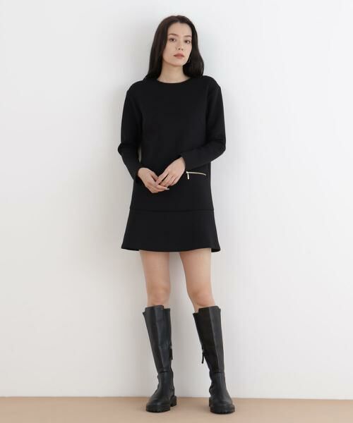 PINKY & DIANNE / ピンキーアンドダイアン ミニ丈・ひざ丈ワンピース | ◆ダンボールニットミニワンピース | 詳細18