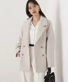 PINKY & DIANNE / ピンキーアンドダイアン アウター | ◆ダブルブレストショートコート