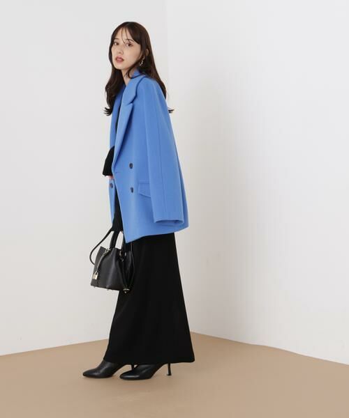 PINKY & DIANNE / ピンキーアンドダイアン アウター | ◆ダブルブレストショートコート | 詳細4