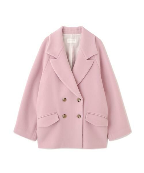 PINKY & DIANNE / ピンキーアンドダイアン アウター | ◆ダブルブレストショートコート | 詳細8