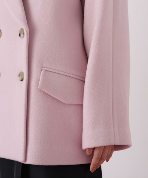 PINKY & DIANNE / ピンキーアンドダイアン アウター | ◆ダブルブレストショートコート | 詳細19