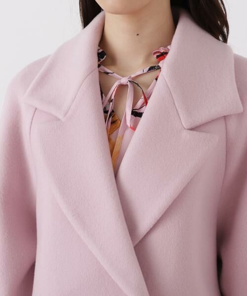 PINKY & DIANNE / ピンキーアンドダイアン アウター | ◆ダブルブレストショートコート | 詳細16