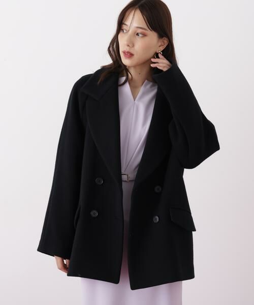 PINKY & DIANNE / ピンキーアンドダイアン アウター | ◆ダブルブレストショートコート | 詳細24