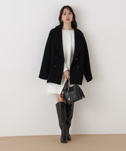 PINKY & DIANNE / ピンキーアンドダイアン アウター | ◆ダブルブレストショートコート | 詳細26