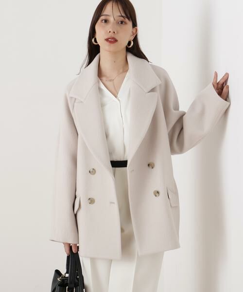 PINKY & DIANNE / ピンキーアンドダイアン アウター | ◆ダブルブレストショートコート | 詳細29