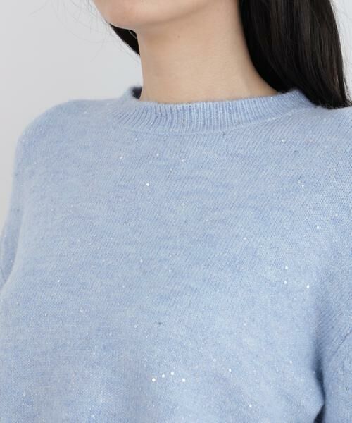 PINKY & DIANNE / ピンキーアンドダイアン ニット・セーター | ◆スパンコールニット | 詳細8