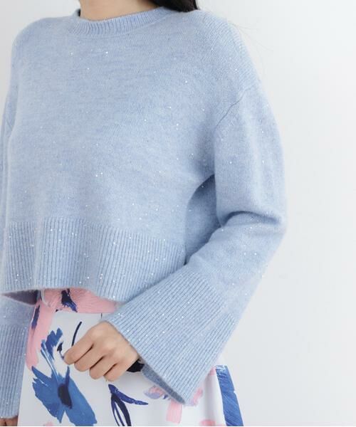 PINKY & DIANNE / ピンキーアンドダイアン ニット・セーター | ◆スパンコールニット | 詳細9