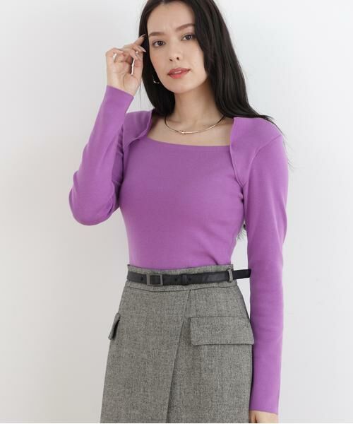 PINKY & DIANNE / ピンキーアンドダイアン ニット・セーター | ◆プルオーバーシンプルハイゲージ | 詳細14