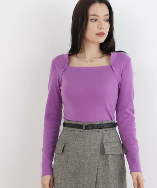 PINKY & DIANNE / ピンキーアンドダイアン ニット・セーター | ◆プルオーバーシンプルハイゲージ | 詳細15