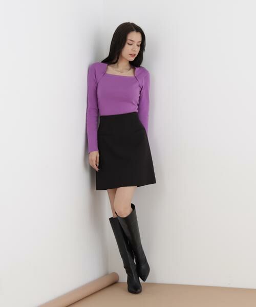 PINKY & DIANNE / ピンキーアンドダイアン ニット・セーター | ◆プルオーバーシンプルハイゲージ | 詳細18