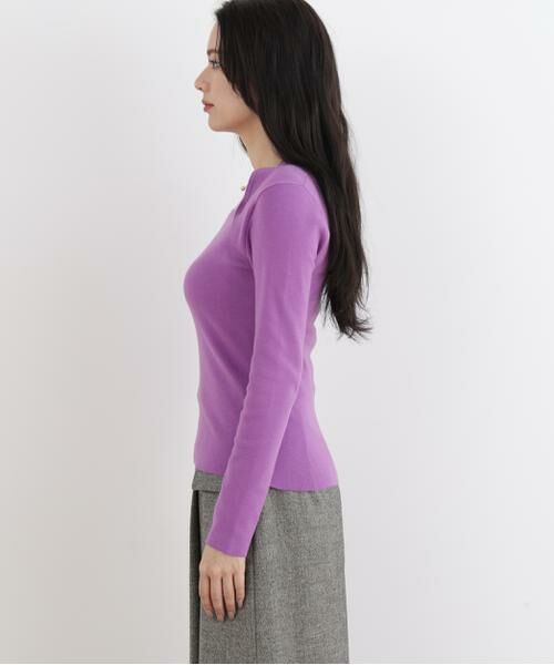 PINKY & DIANNE / ピンキーアンドダイアン ニット・セーター | ◆プルオーバーシンプルハイゲージ | 詳細19