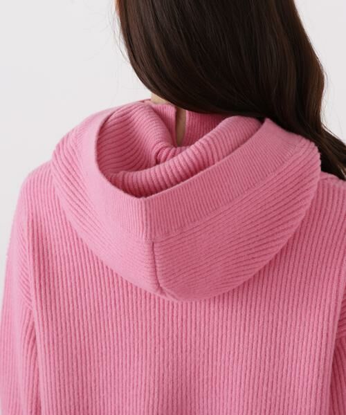 PINKY & DIANNE / ピンキーアンドダイアン ニット・セーター | ◆フードスヌード付きニットプルオーバー | 詳細18