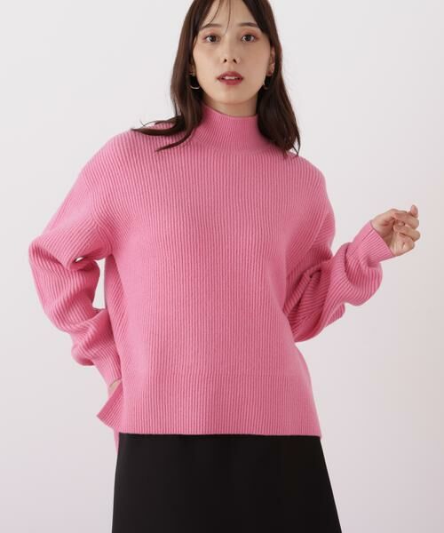 PINKY & DIANNE / ピンキーアンドダイアン ニット・セーター | ◆フードスヌード付きニットプルオーバー | 詳細19