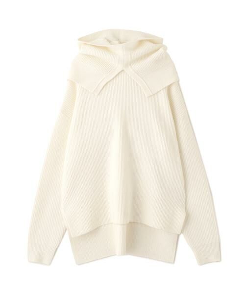 PINKY & DIANNE / ピンキーアンドダイアン ニット・セーター | ◆フードスヌード付きニットプルオーバー | 詳細23