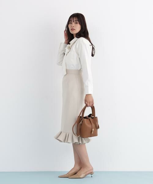 PINKY & DIANNE / ピンキーアンドダイアン シャツ・ブラウス | ネックリボンデニムシャツ | 詳細15