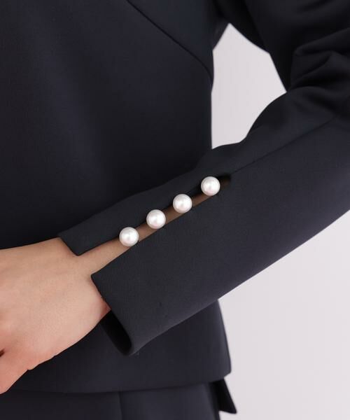 PINKY & DIANNE / ピンキーアンドダイアン シャツ・ブラウス | パールビーズスリーブジャージトップス | 詳細10