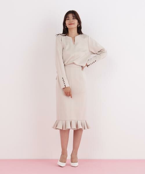 PINKY & DIANNE / ピンキーアンドダイアン シャツ・ブラウス | パールビーズスリーブジャージトップス | 詳細16