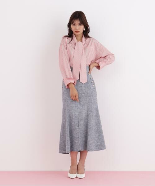 PINKY & DIANNE / ピンキーアンドダイアン スカート | ミックスブッチャーマーメイドスカート | 詳細5