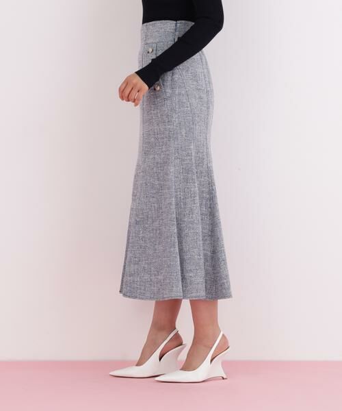 PINKY & DIANNE / ピンキーアンドダイアン スカート | ミックスブッチャーマーメイドスカート | 詳細6