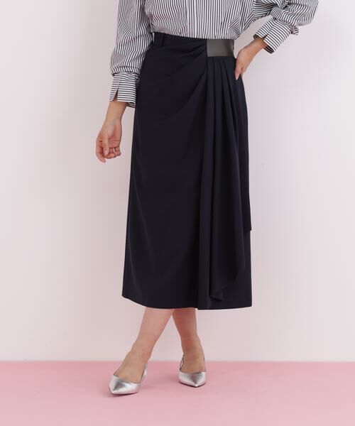 PINKY & DIANNE / ピンキーアンドダイアン スカート | サイドパッチタックスカート | 詳細2