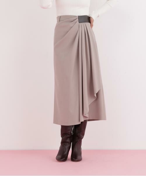 PINKY & DIANNE / ピンキーアンドダイアン スカート | サイドパッチタックスカート | 詳細9