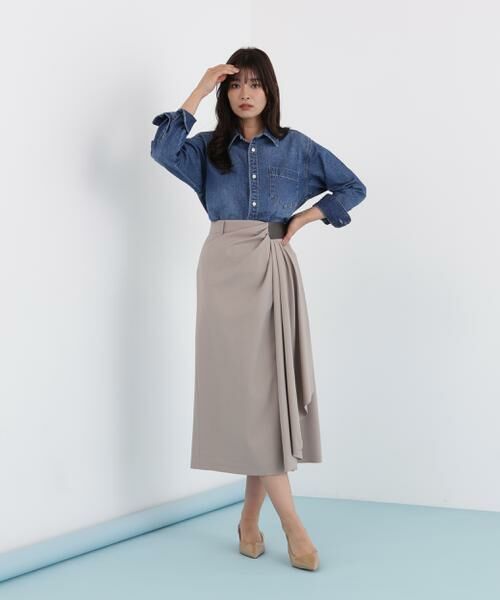 PINKY & DIANNE / ピンキーアンドダイアン スカート | サイドパッチタックスカート | 詳細13