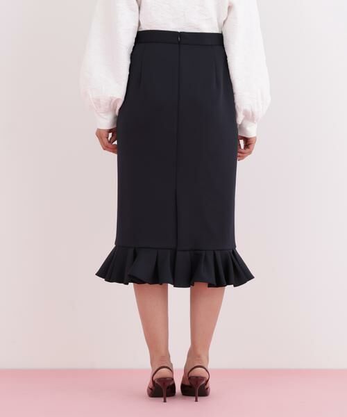 PINKY & DIANNE / ピンキーアンドダイアン スカート | ラッフルヘムジャージスカート | 詳細7
