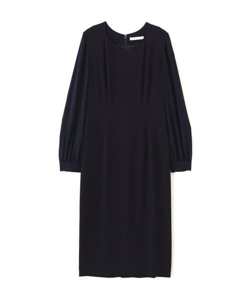 PINKY & DIANNE / ピンキーアンドダイアン ミニ丈・ひざ丈ワンピース | ダイヤモンドネックコンビワンピース | 詳細1