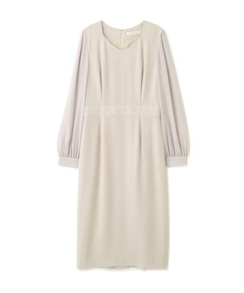 PINKY & DIANNE / ピンキーアンドダイアン ミニ丈・ひざ丈ワンピース | ダイヤモンドネックコンビワンピース | 詳細16