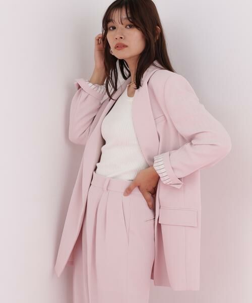 PINKY & DIANNE / ピンキーアンドダイアン テーラードジャケット | ストライプスリーブジャケット | 詳細18