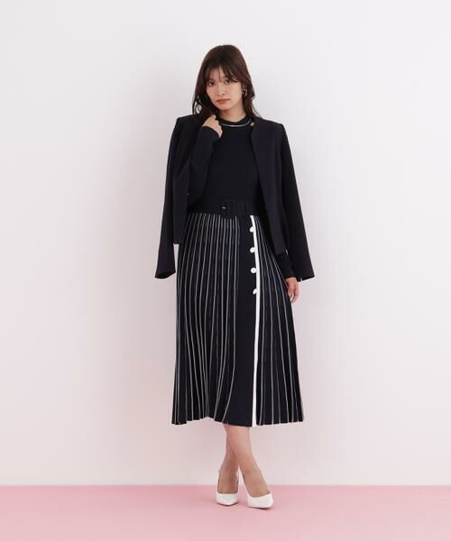 PINKY & DIANNE / ピンキーアンドダイアン テーラードジャケット | キーネックペプラムジャケット | 詳細3