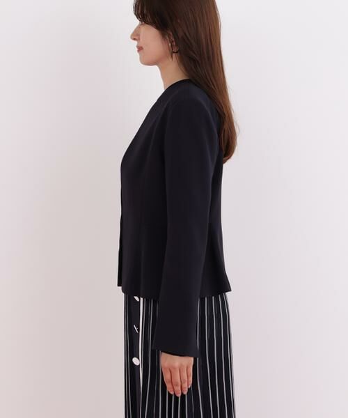 PINKY & DIANNE / ピンキーアンドダイアン テーラードジャケット | キーネックペプラムジャケット | 詳細5