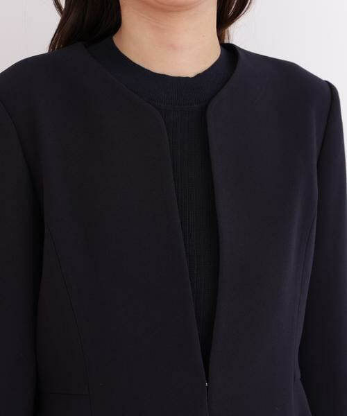 PINKY & DIANNE / ピンキーアンドダイアン テーラードジャケット | キーネックペプラムジャケット | 詳細7