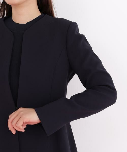 PINKY & DIANNE / ピンキーアンドダイアン テーラードジャケット | キーネックペプラムジャケット | 詳細8