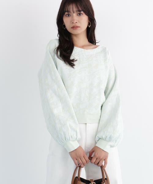 PINKY & DIANNE / ピンキーアンドダイアン ニット・セーター | ニットジャガードＶネックプルオーバー | 詳細2