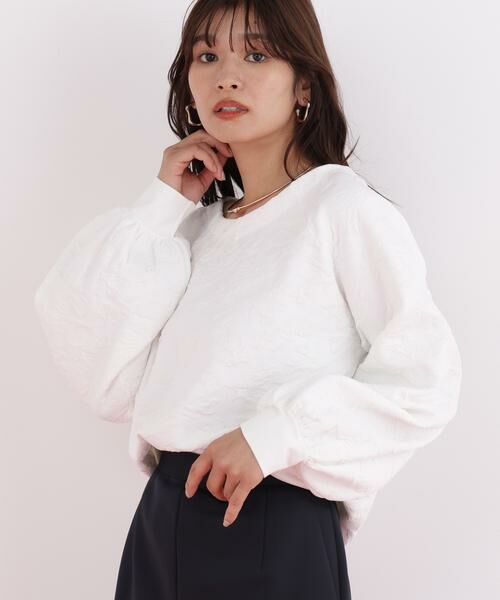 PINKY & DIANNE / ピンキーアンドダイアン ニット・セーター | ニットジャガードＶネックプルオーバー | 詳細9