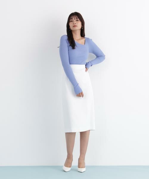 PINKY & DIANNE / ピンキーアンドダイアン ニット・セーター | アシンメトリーネックニットプルオーバー | 詳細4