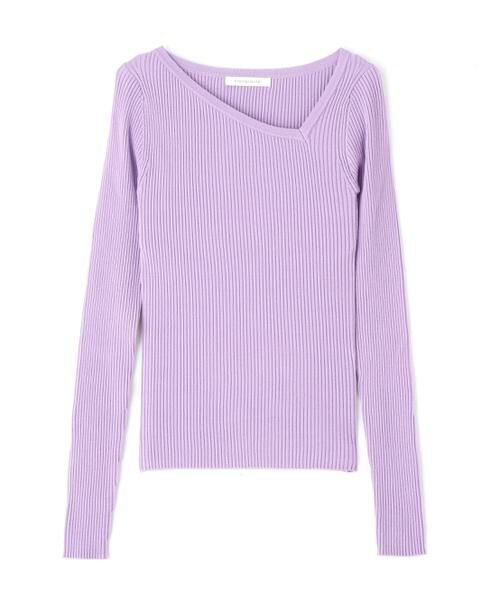 PINKY & DIANNE / ピンキーアンドダイアン ニット・セーター | アシンメトリーネックニットプルオーバー | 詳細7