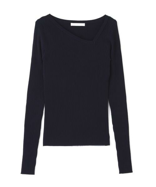 PINKY & DIANNE / ピンキーアンドダイアン ニット・セーター | アシンメトリーネックニットプルオーバー | 詳細13