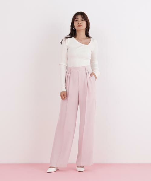 PINKY & DIANNE / ピンキーアンドダイアン ニット・セーター | アシンメトリーネックニットプルオーバー | 詳細22